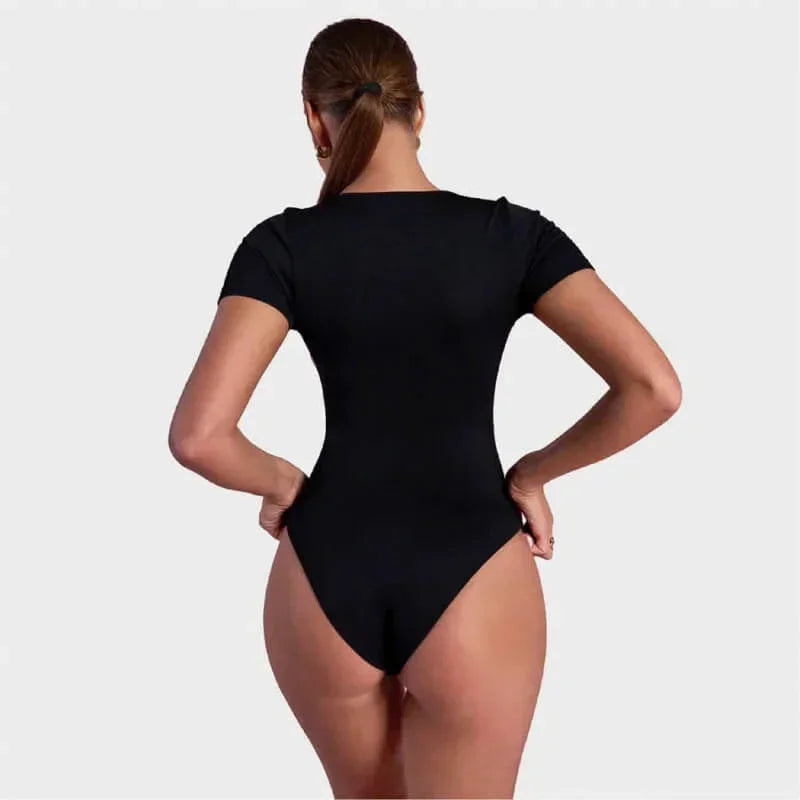 BODY MOLDEADOR MANGA CORTA | Bella