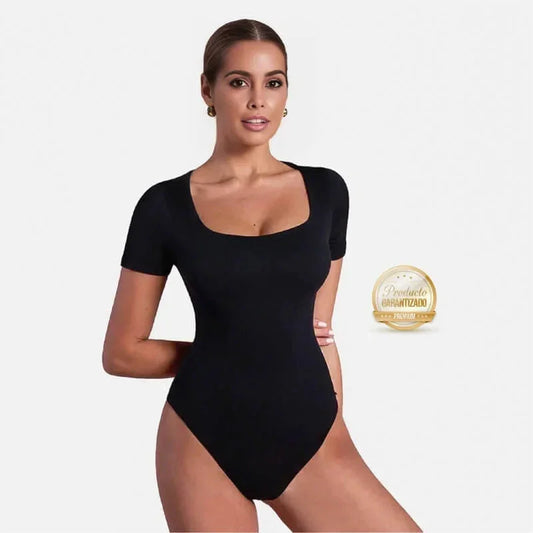 BODY MOLDEADOR MANGA CORTA | Bella